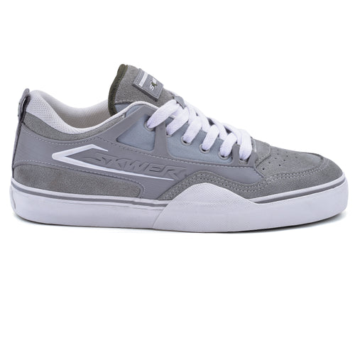 Tênis SKWER FRAME Cinza Concreto — vista lateral
